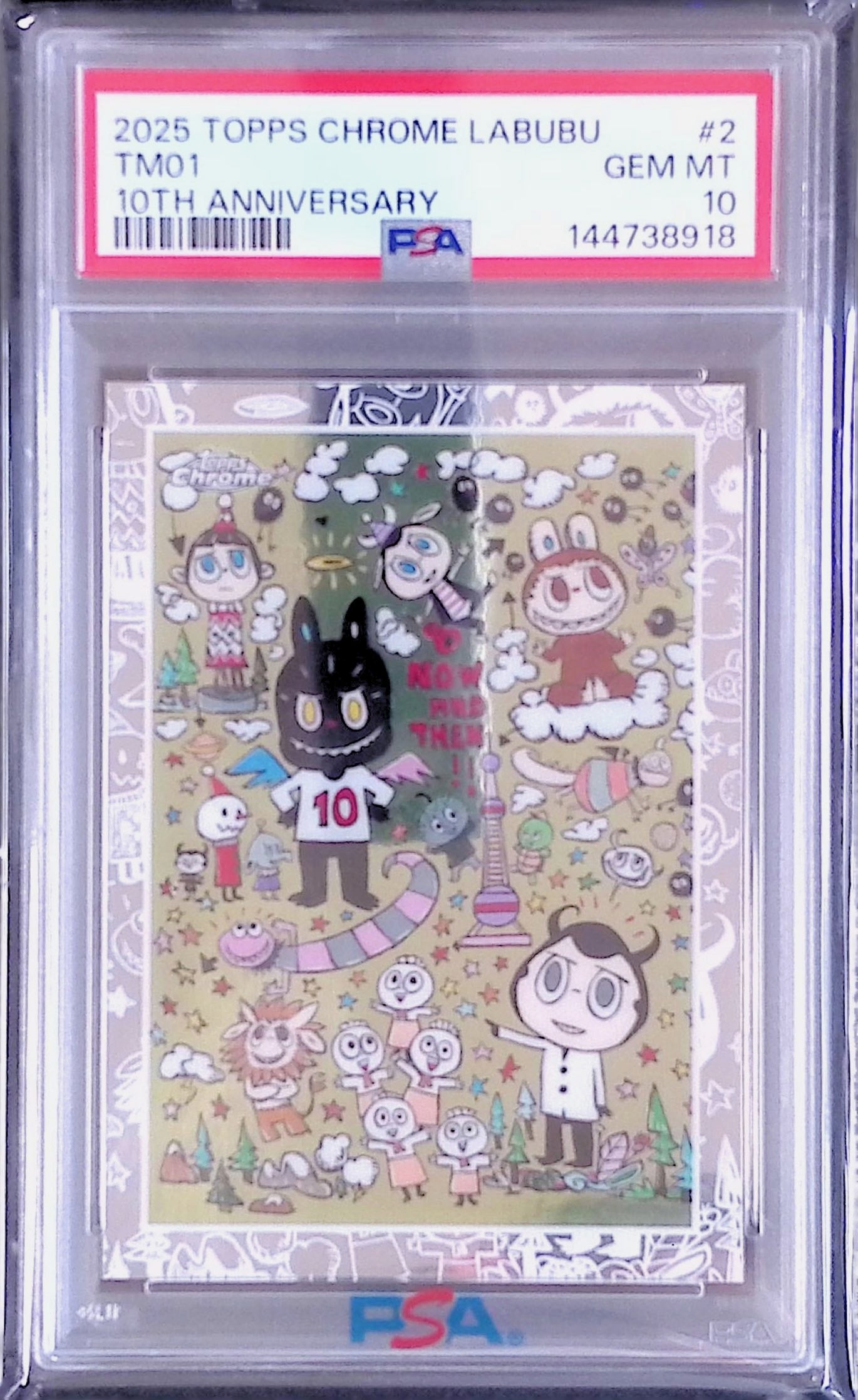 Chrome LABUBU TM01 PSA10