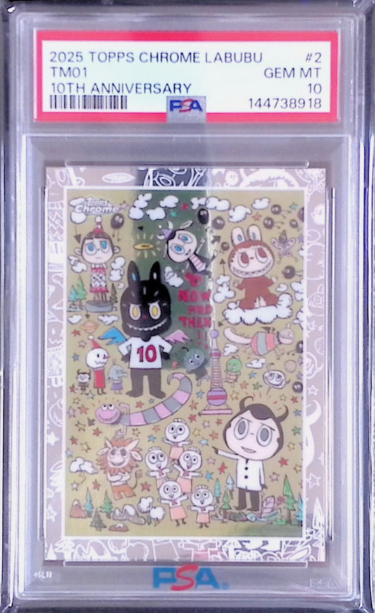 Chrome LABUBU TM01 PSA10